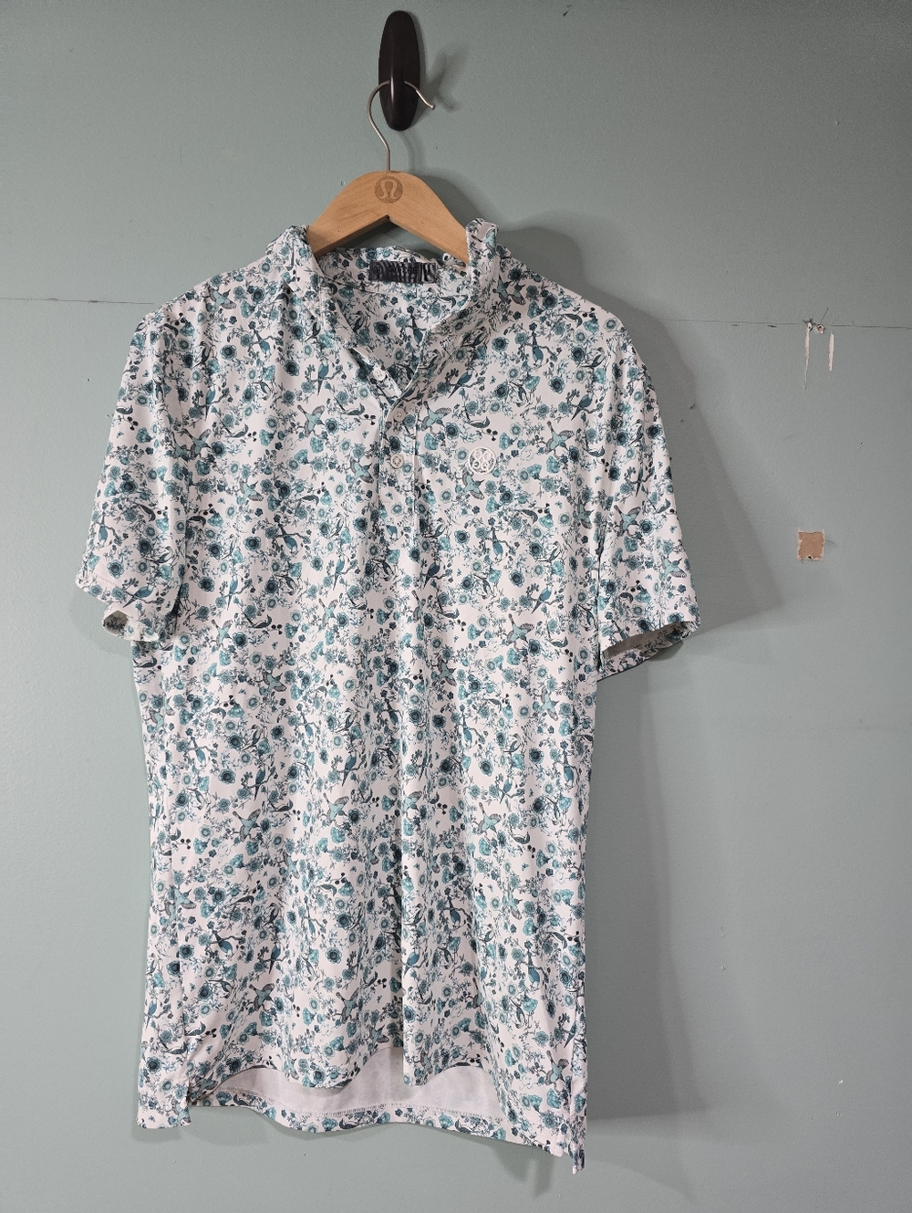 G/Fore Botanic Garden Tech Golf Polo Medinah Size M